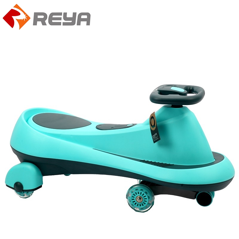 Children's torsion car trolley universal wheel small and female baby 1-6 anti rollover adult new twist and swing car